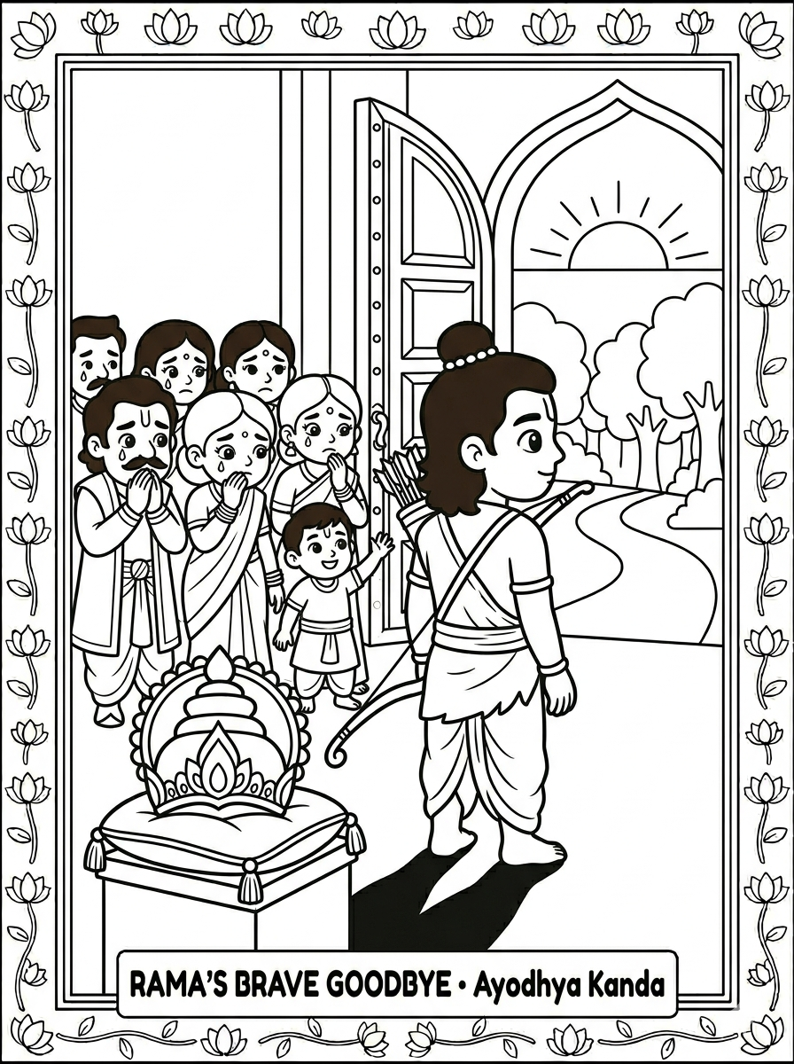 Ramayana booklet art